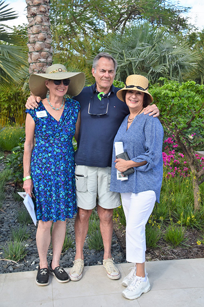 Villager Beverly Loftus with Frank Dodge and Danielle Malkin